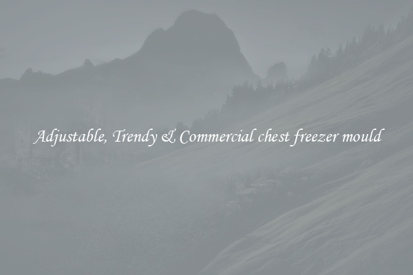 Adjustable, Trendy & Commercial chest freezer mould
