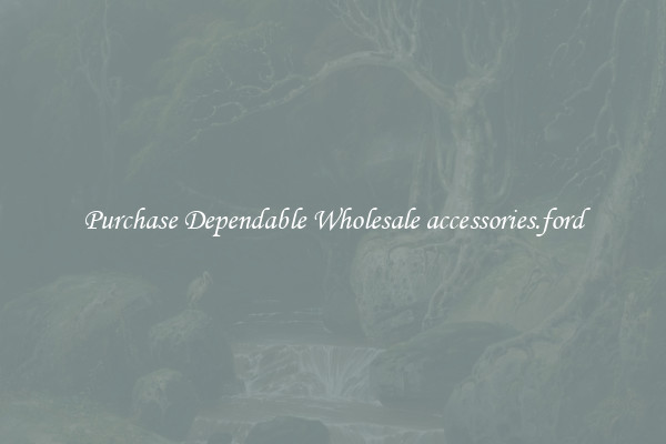 Purchase Dependable Wholesale accessories.ford