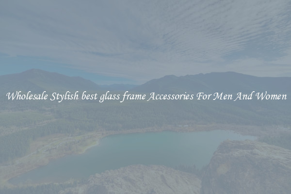 Wholesale Stylish best glass frame Accessories For Men And Women