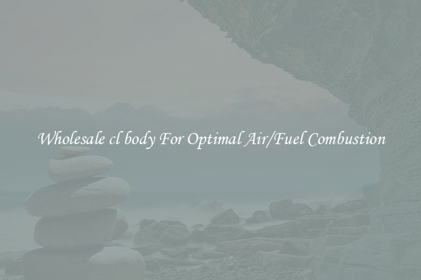 Wholesale cl body For Optimal Air/Fuel Combustion