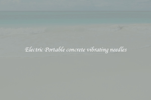 Electric Portable concrete vibrating needles