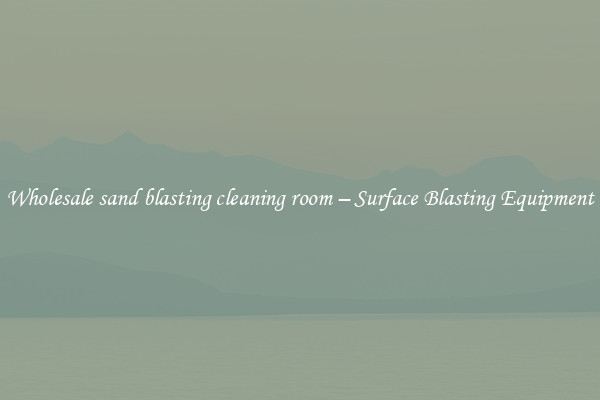  Wholesale sand blasting cleaning room – Surface Blasting Equipment 