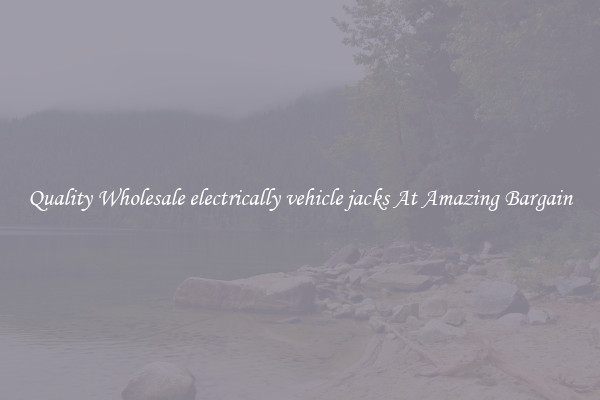 Quality Wholesale electrically vehicle jacks At Amazing Bargain