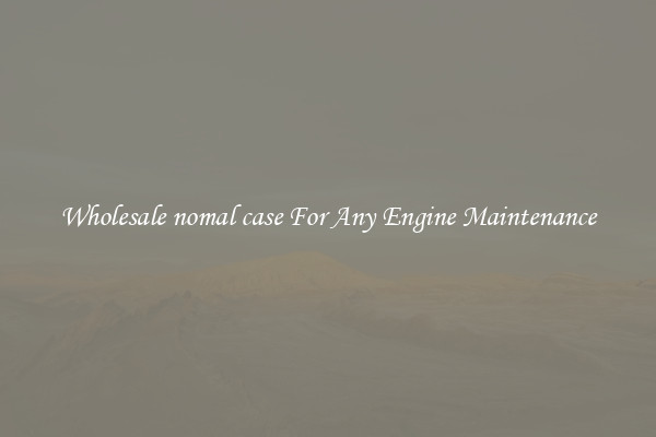 Wholesale nomal case For Any Engine Maintenance