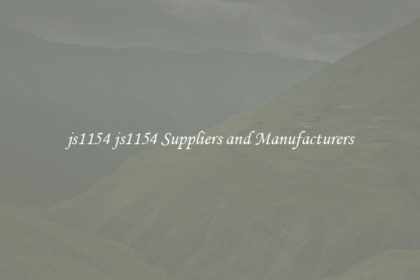 js1154 js1154 Suppliers and Manufacturers