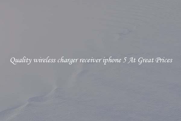 Quality wireless charger receiver iphone 5 At Great Prices